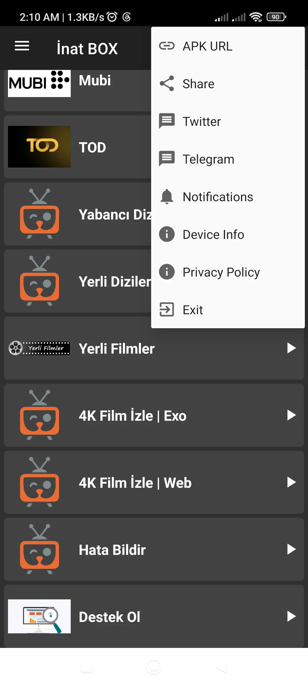 Inat Box uygulama ekran görüntüsü 5