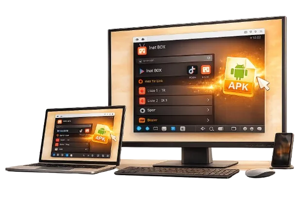 Inat Box APK PC kurulum BlueStacks emulatoru 2026